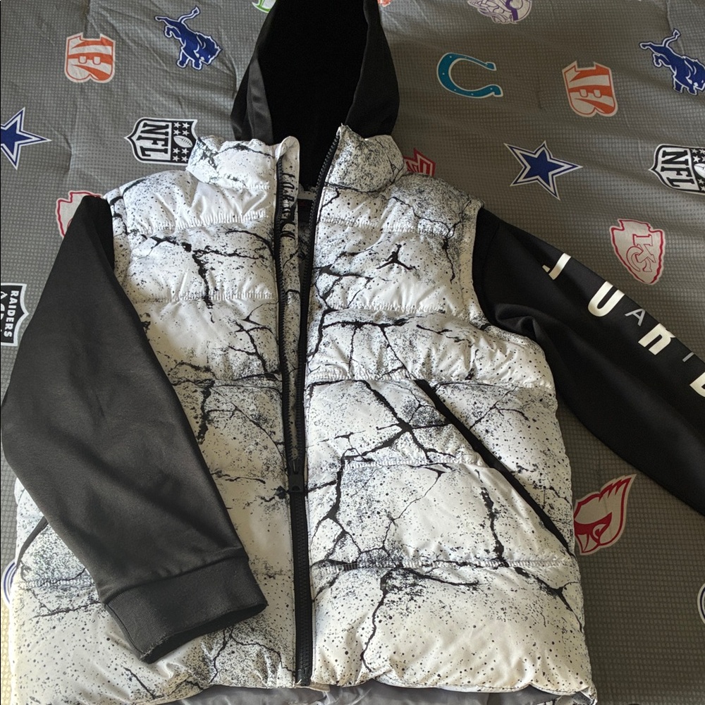 Jordan Speckled Black and White Jacket